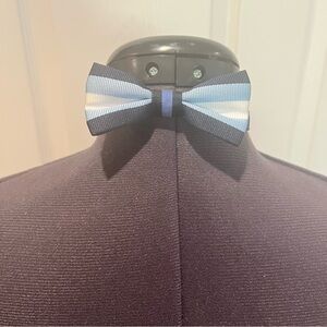 Janie and Jack Children’s Blue Striped Bow Tie